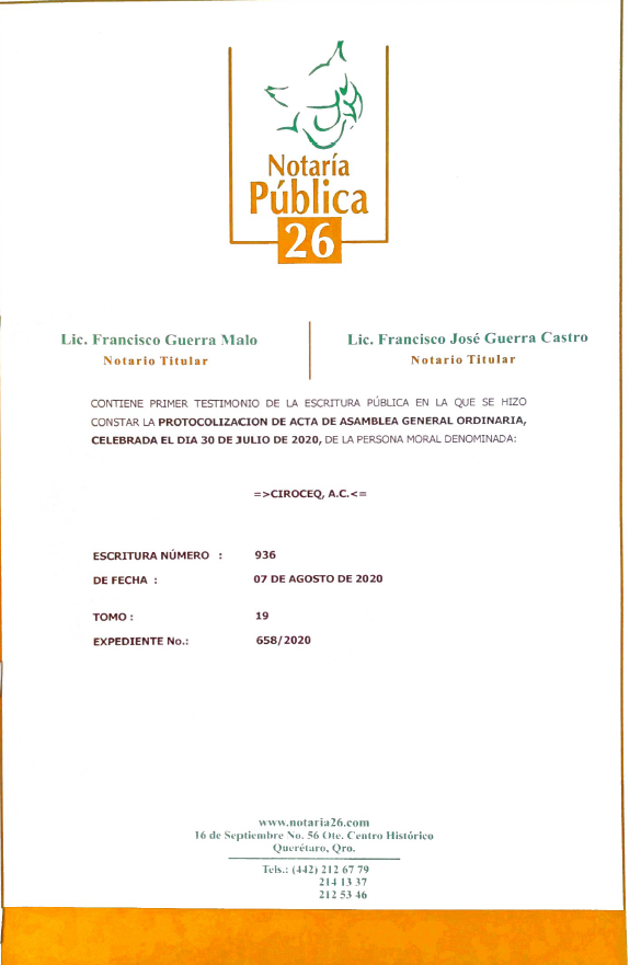 IV CONSEJO DIRECTIVO